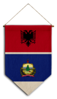 bandera relación país colgando tela viaje inmigración consultoría visa transparente vermont albania png