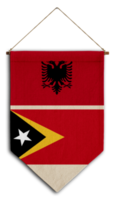 flagge beziehung land hängen stoff reise einwanderung beratung visum transparent albanien osttimor png