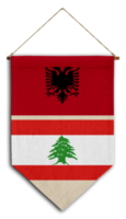 vlag relatie land hangende kleding stof reizen immigratie advies Visa transparant Albanië Libanon png