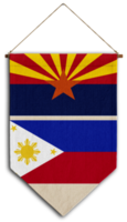 flagge beziehung land hängende stoff reise einwanderung beratung visum transparent arizona philippines png