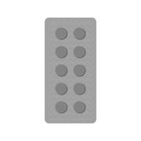 Tablets Flat Greyscale Icon vector