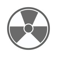 Danger Zone Flat Greyscale Icon vector