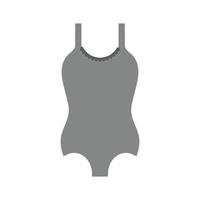 Swimming Vest Flat Greyscale Icon vector