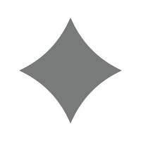 Diamond I Flat Greyscale Icon vector