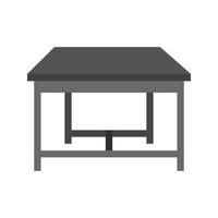 Table I Flat Greyscale Icon vector