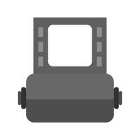 Roll Flat Greyscale Icon vector