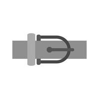 Belt II Flat Greyscale Icon vector