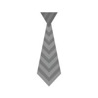 Tie Flat Greyscale Icon vector