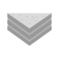 Sandwich Flat Greyscale Icon vector