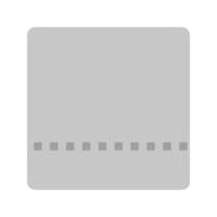 Crop Original Flat Greyscale Icon vector