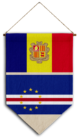 drapeau relation pays suspendu tissu voyage conseil en immigration visa transparent andorre cap vert png
