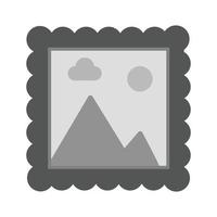 Painting Flat Greyscale Icon vector