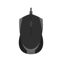 Electric Mouse Flat Greyscale Icon vector