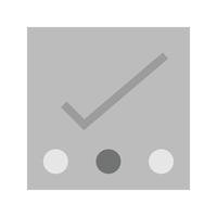 Reminders Flat Greyscale Icon vector