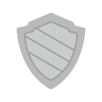 Data Security Flat Greyscale Icon vector