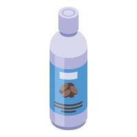 Jojoba conditioner icon, isometric style vector