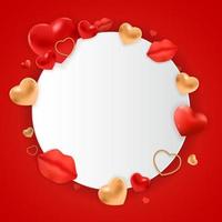 Happy Valentine's Day Holiday Background vector