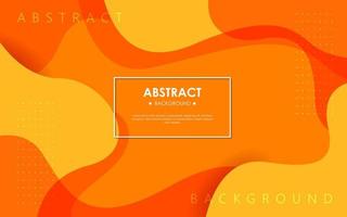 Minimal Abstarct Dynamic orange textured background design in 3D style with orange color. Eps10 Vector