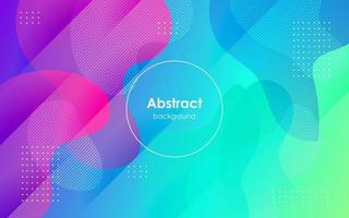 minimal abstract colorful green blue purple liquid color gradient, fluid shape geometric with dots background. eps10 vector