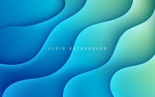 Blue and green gradient dynamic wavy shadow and light background. eps 10 vecor vector