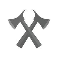 Axe Flat Greyscale Icon vector