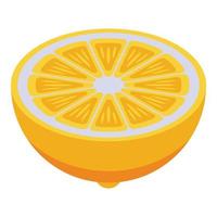 Limon icon, isometric style vector