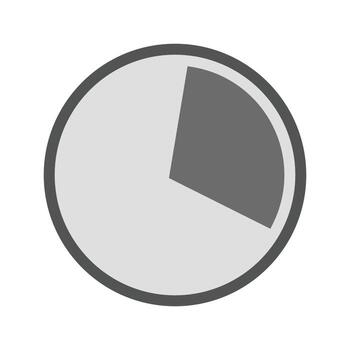 Data Usage Flat Greyscale Icon vector