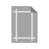 Page Borders I Flat Greyscale Icon vector