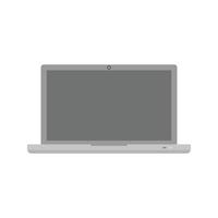 Study Online Flat Greyscale Icon vector