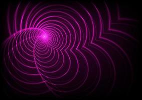 Abstract twirl votex curve motion pink wave background vector