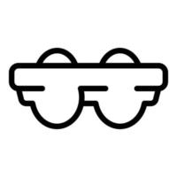 Eggs box icon, outline style vector