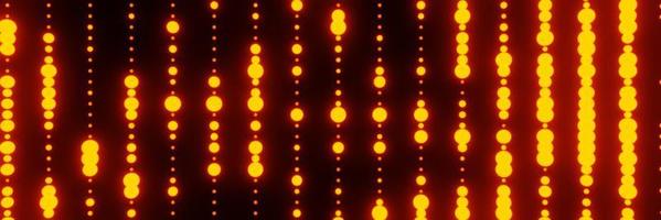 Abstract graphic orange color grid digital futuristic bokeh circle background photo