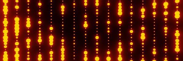 Abstract graphic orange color grid digital futuristic bokeh circle background photo