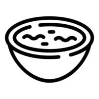 Asian soy sauce icon, outline style vector