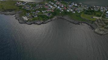 Reine in Lofoten Islands, Norway by Drone 3 video