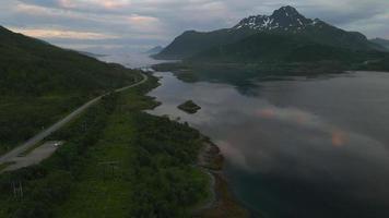 Lofoten-Inseln in Norwegen per Drohne 2 video