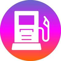 Gas Station Vector Icon Design