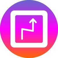 Sharp Bend Vector Icon Design
