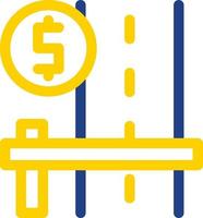 Toll Road Vector Icon Design