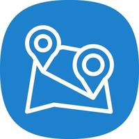 Multiple Destinations Vector Icon Design