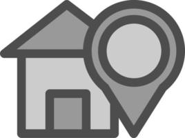 diseño de icono de vector de destino de casa