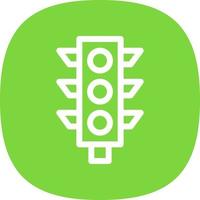 Traffic Light Vector Icon Design
