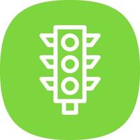 Traffic Light Vector Icon Design