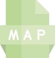 Map File Format Icon vector