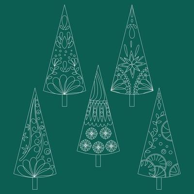 Christmas Tree Coloring Page Vector Art Icons And Graphics For Free Christmas Tree Coloring Page Vector Art Icons And Graphics For Free