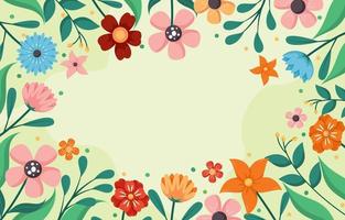 Spring Floral Background vector