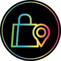 Shopping Destination Vector Icon Design