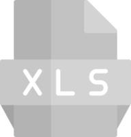 icono de formato de archivo xls vector