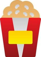 Popcorn Vector Icon Design