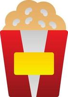 Popcorn Vector Icon Design